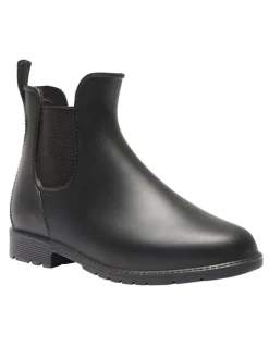 Ravella Rainy Gum Boots In Black Smooth