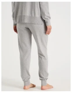 Regatta Cuffed Knit Sleep Pants in Grey Marle