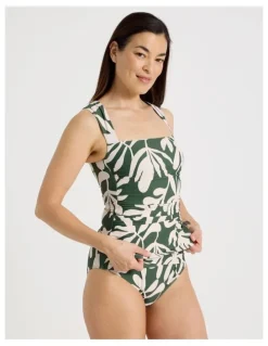 Regatta Jennifer Tankini in Olive Floral Print