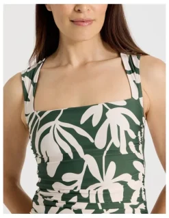 Regatta Jennifer Tankini in Olive Floral Print