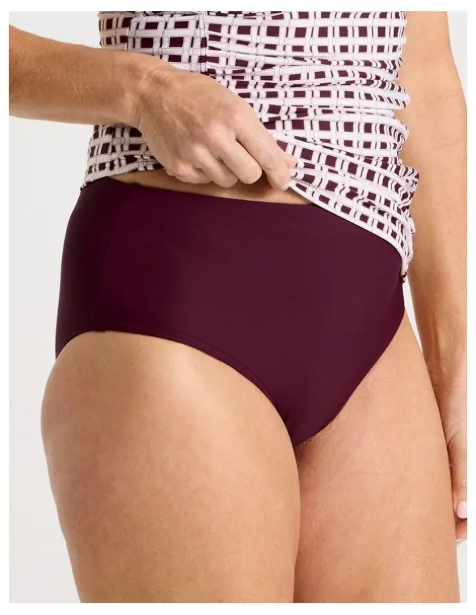 Regatta Kirsty Full Bikini Bottom in Plum