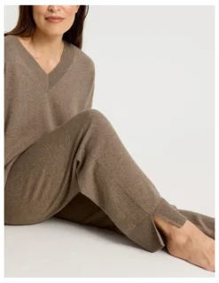 Regatta Knit Sleep Pants in Malt Marle