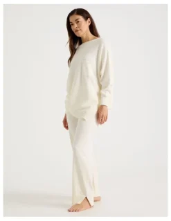 Regatta Knit Sleep Pants in White