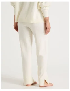 Regatta Knit Sleep Pants in White