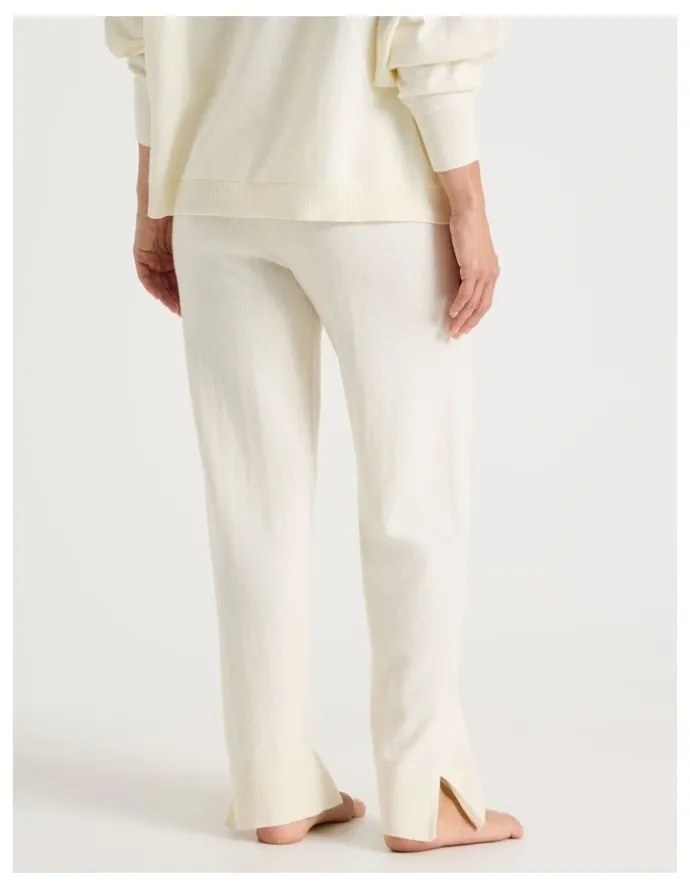 Regatta Knit Sleep Pants in White