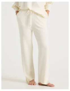 Regatta Knit Sleep Pants in White