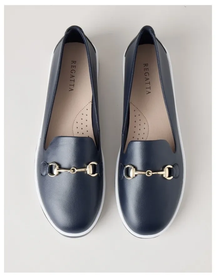 Regatta Lorne Flat Shoes in Navy