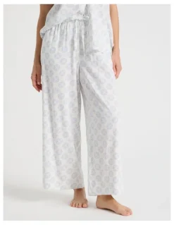 Regatta Relax Relaxed Sleep Pant in White Medallion Print