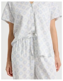 Regatta Relax Relaxed Sleep Pant in White Medallion Print
