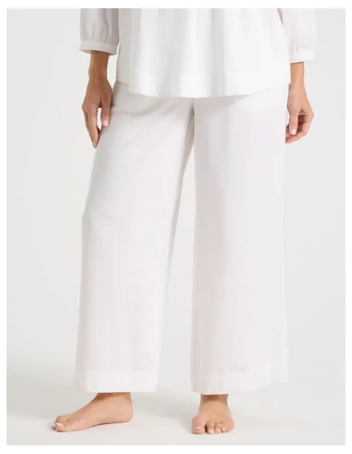 Regatta Relaxed Sleep Pants in White