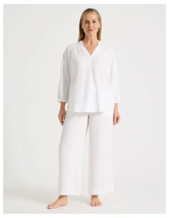 Regatta Relaxed Sleep Pants in White