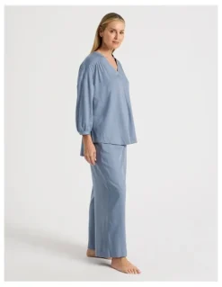 Regatta Relaxed Sleep Pants in Coastal Blue
