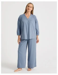 Regatta Relaxed Sleep Pants in Coastal Blue