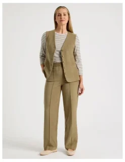 Regatta Straight Leg Smart Pant in Camel