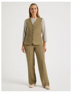 Regatta Straight Leg Smart Pant in Camel