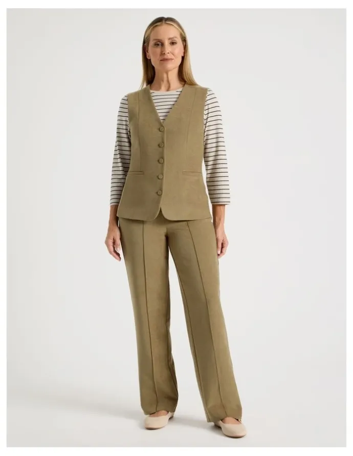 Regatta Straight Leg Smart Pant in Camel