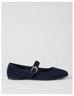 Regatta Trudy Flat Shoes in Navy Suede