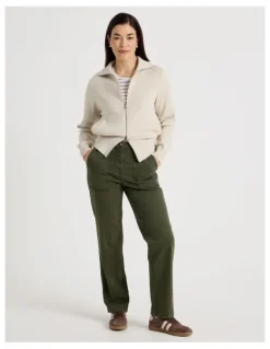 Regatta Utility Stretch Pant With Patch Pockets in Olive