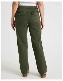 Regatta Utility Stretch Pant With Patch Pockets in Olive