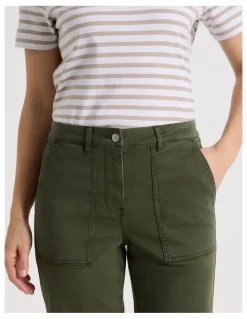 Regatta Utility Stretch Pant With Patch Pockets in Olive