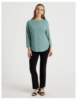 Regatta Wardrobe Staple Straight Full Length Pant in Black