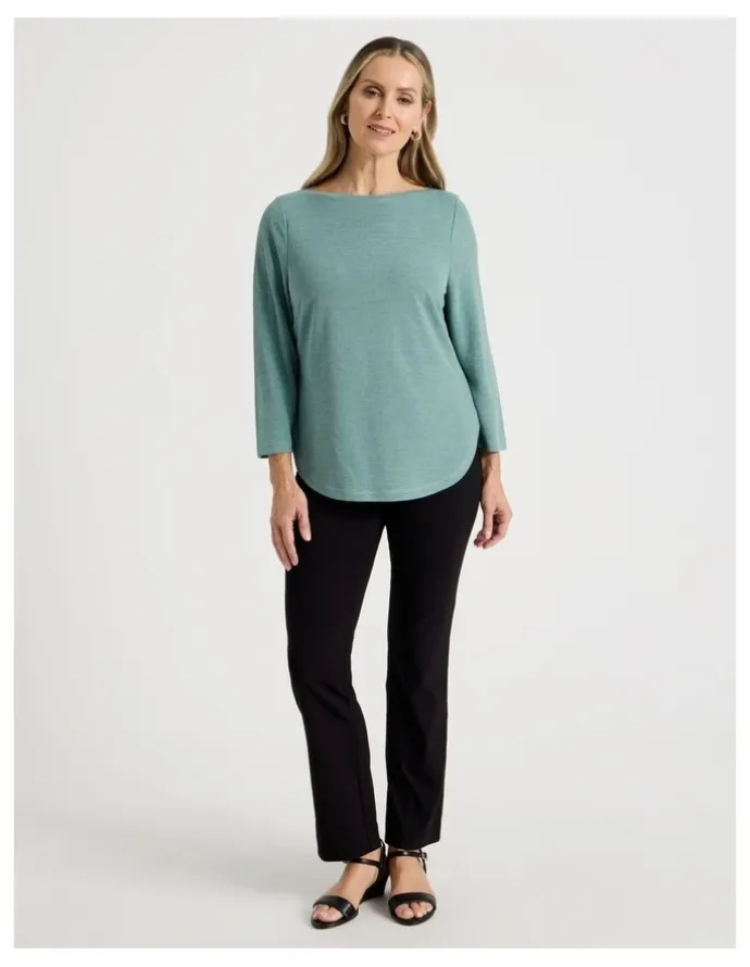 Regatta Wardrobe Staple Straight Full Length Pant in Black