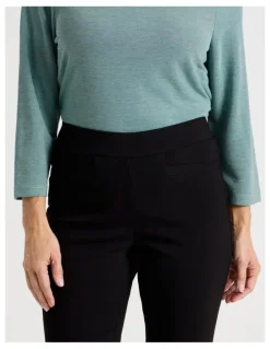 Regatta Wardrobe Staple Straight Full Length Pant in Black