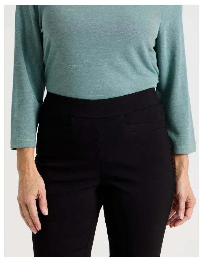 Regatta Wardrobe Staple Straight Full Length Pant in Black