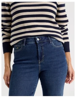 Regatta Wardrobe Staple Straight Jean In Mid Denim