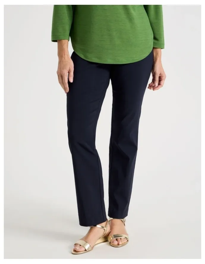 Regatta Wardrobe Staple Straight Full Length Pant in Navy