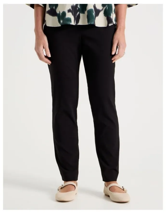 Regatta Wardrobe Staple Stretch Full Length Slim Pant in Black