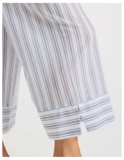 Regatta Woven 7/8 Sleep Pants in Winter Stripe