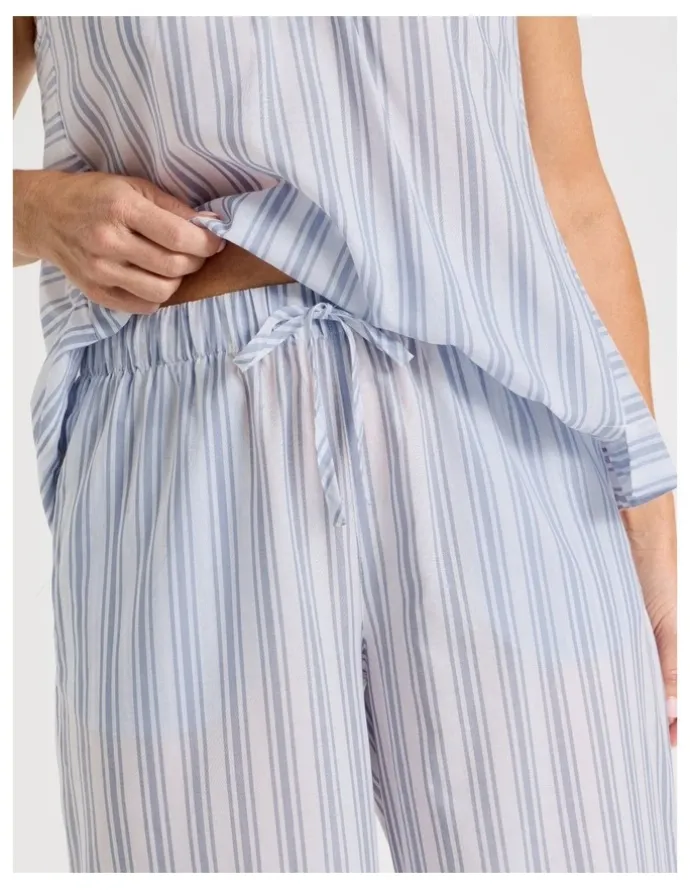 Regatta Woven 7/8 Sleep Pants in Winter Stripe