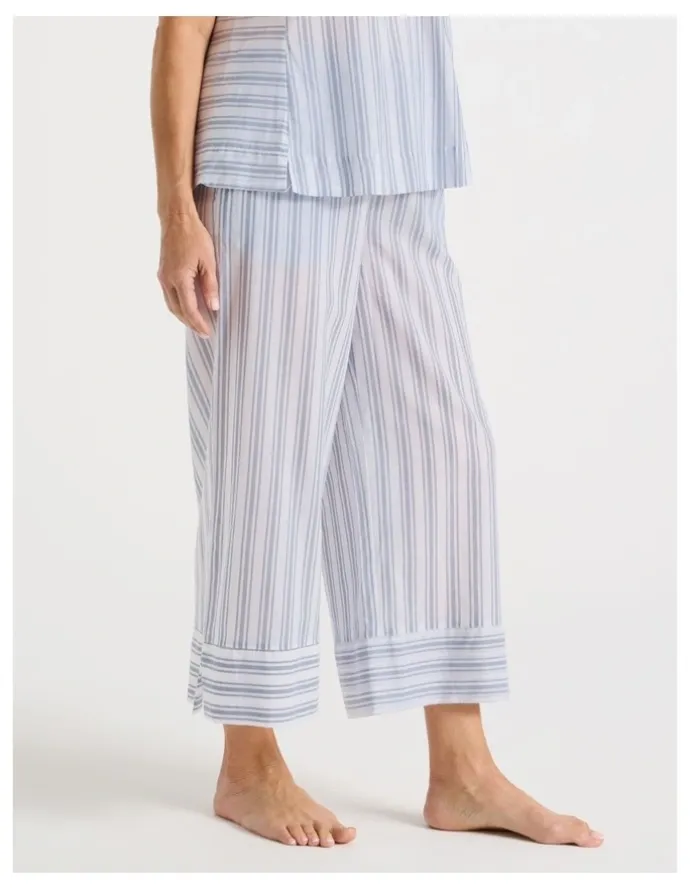 Regatta Woven 7/8 Sleep Pants in Winter Stripe