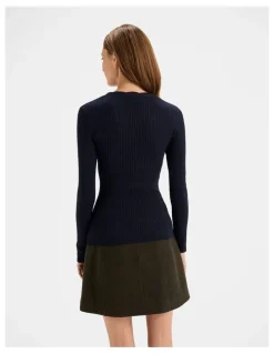 Review Amara Knit Top in Ink