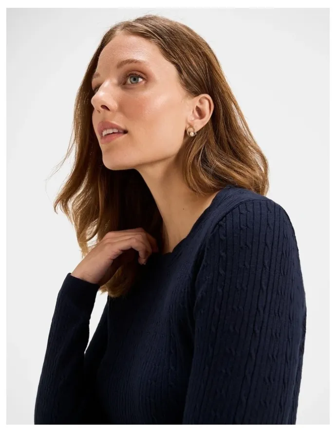 Review Amara Knit Top in Ink