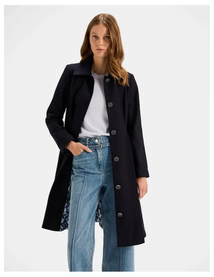Review Bettina Coat in Ink
