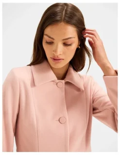 Review Bettina Coat in Soft Pink