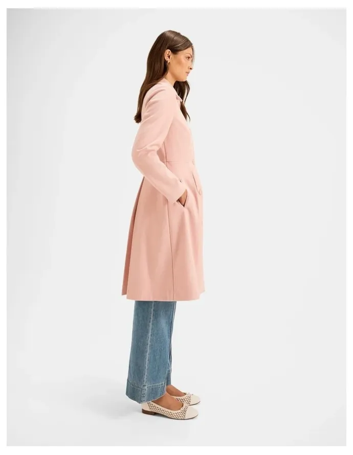 Review Bettina Coat in Soft Pink