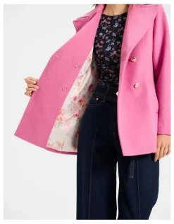 Review Blaire Peacoat in Fuchsia