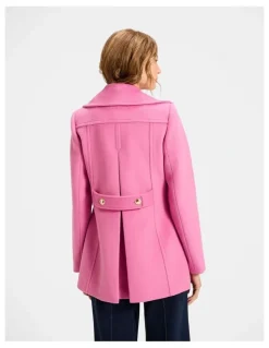 Review Blaire Peacoat in Fuchsia