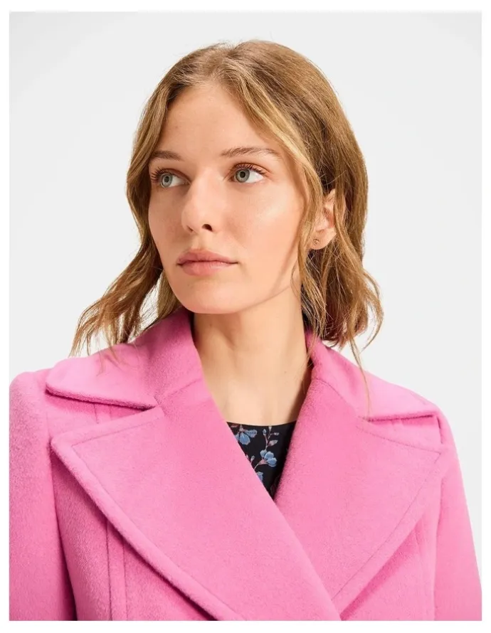 Review Blaire Peacoat in Fuchsia