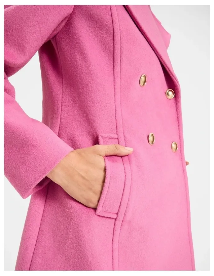 Review Blaire Peacoat in Fuchsia
