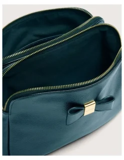 Review Bow Cross Body Bag in Dark Emerald