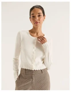 Review Cassia Cardigan in Ivory