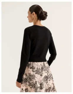 Review Cassia Cardigan in Black