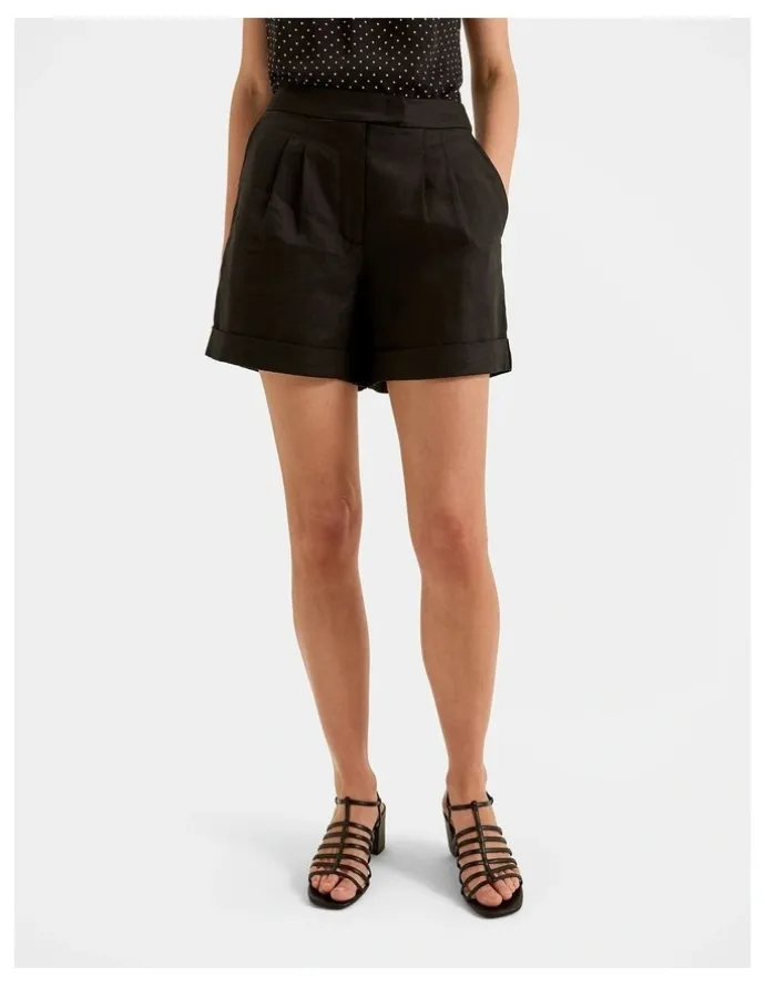 Review Celine Linen Shorts in Black