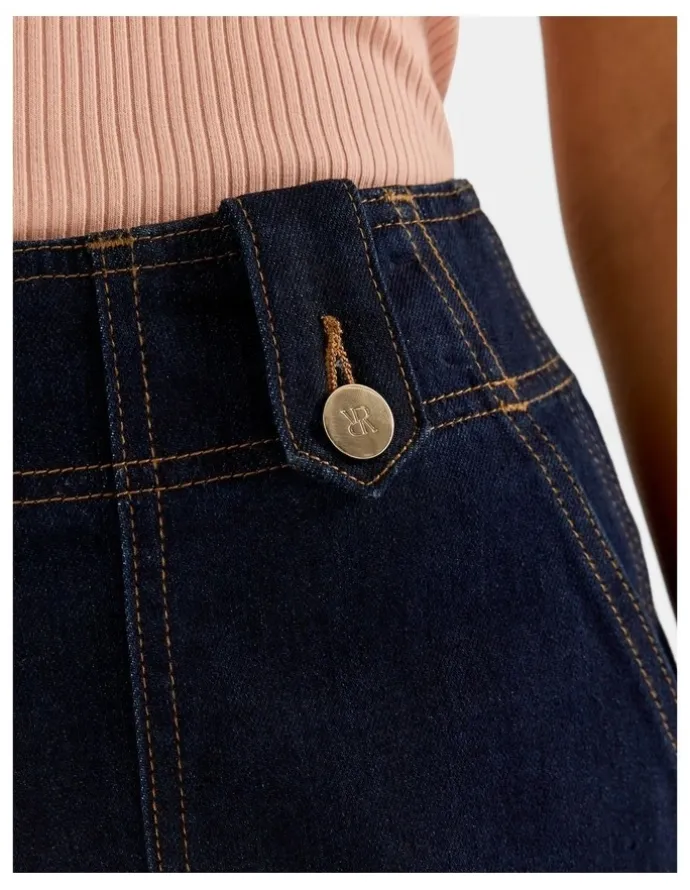 Review Farrah Denim Shorts in Indigo