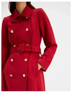 Review Ingrid Coat in Rouge