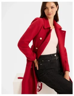 Review Ingrid Coat in Rouge